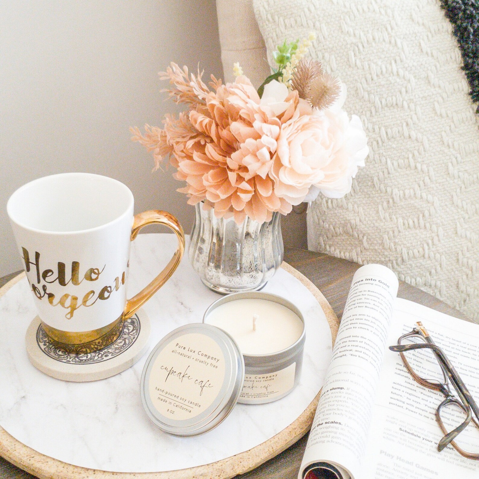 Cupcake Scented Soy Candle 8 Oz. Tin All Natural Essential Etsy