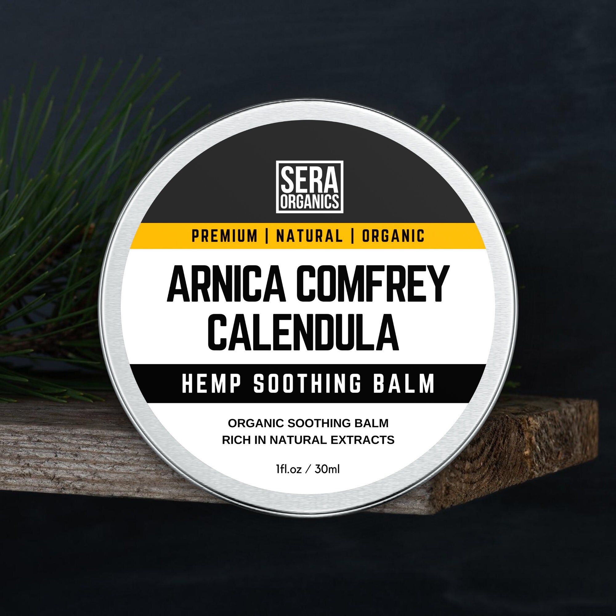 Joint Pain Relief Balm Cream Hemp Comfrey Arnica Calendula Etsy
