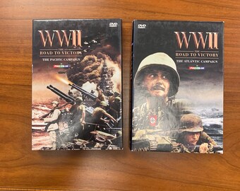 Vintage VHS WWII Battlefront Movie Color Box Set Complete World