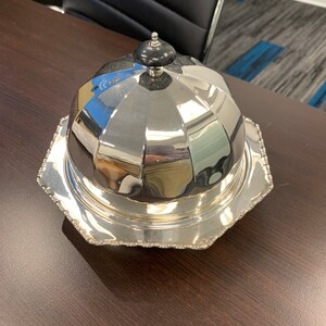 Butter Dish 1920s Canadian Silver Plate William Maurice Carmichael British Columbia Rare