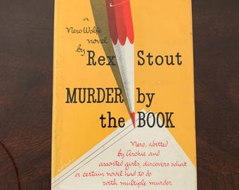 Murder by the Book, Rex Stout, 1951, 1e editie, hardcover