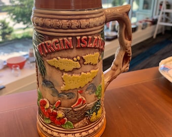 ヴィンテージ オーキッド・オブ・ハワイ ティキマグ – R-76 ブラウン