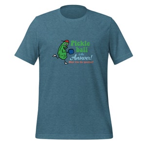 Pickleball ist das Antwort T-Shirt