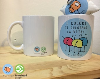 Tazza Mug in Ceramica i CULORI, il Culombo®