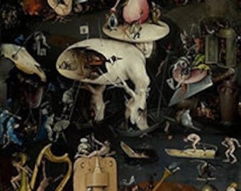 Garden of Earthly Delights right panel (1510-1515) - Hieronymus Bosch - PDF Cross Stitch DIGITAL Pattern