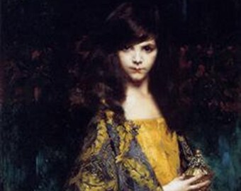 Portrait of a Young Girl - Juana Romani - PDF Cross Stitch Pattern