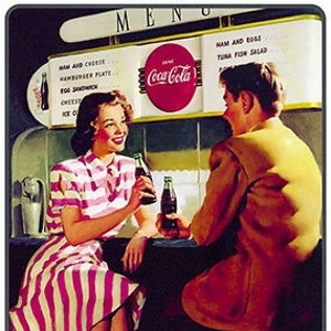 Coca Cola Ad - Gil Elvgren - PDF Cross Stitch DIGITAL Pattern
