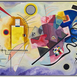 Yellow Red Blue (1925) - Wassily Kandinsky - PDF Cross Stitch DIGITAL Pattern