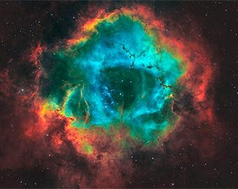 Rosette Nebula - PDF Cross Stitch Pattern