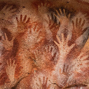 Cueva de las manos: pdf-kruissteekpatroon
