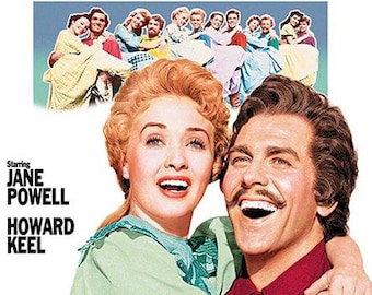 Seven Brides for Seven Brothers (1954) - Movie Poster - PDF Cross Stitch DIGITAL Pattern
