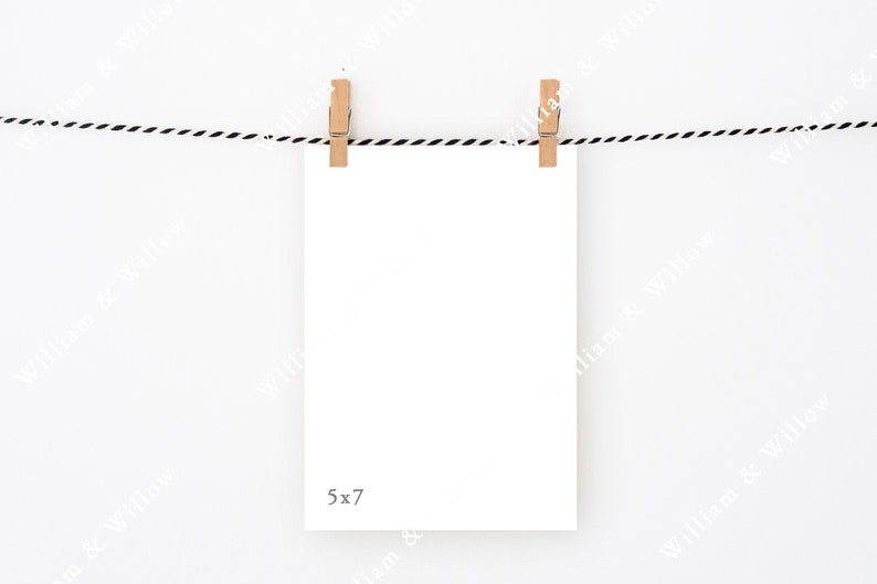 Digital download Psd Smart object Pen/'s and String 5x7 mockup Jpeg EDITABLE background colour