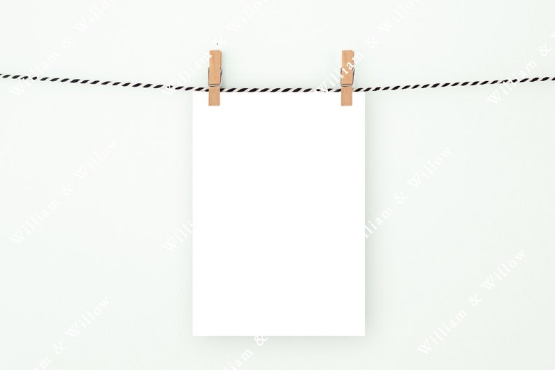 Digital download Psd Smart object Pen/'s and String 5x7 mockup Jpeg EDITABLE background colour