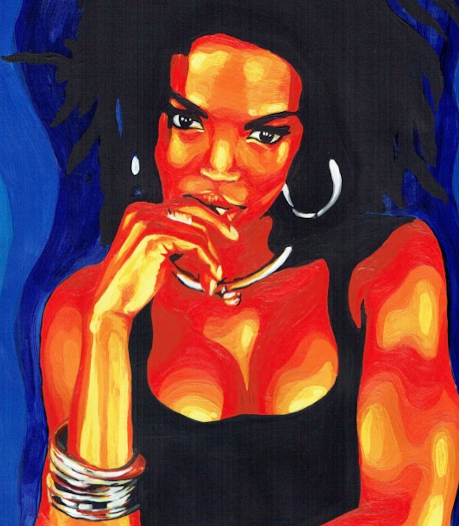 Ms Lauryn Hill Poster Wall Art Painting Print Music A3 Etsy