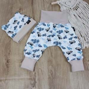 Pumphose bébé garçon, pantalons d'été baggy pour tout-petits, bloomer nouveau-né, pantalons pour bébés, Hose Baumwolle Jersey Mädchen Größen 56 98 image 5