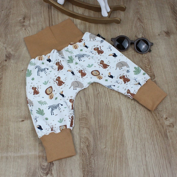 Pumphose Baby Boy/Girl Baggy Pants for Toddlers, Newborn Bloomers, Infant trousers, Hose Baumwolle Jersey Junge Hose Safari Größen 56 - 98