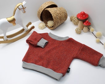 Maglioni super morbidi in lana merino per bambini - Pullover in lana merino biologica, felpe unisex per bambini - Abbigliamento sostenibile, regali per neonati