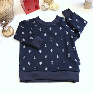 Bio Kleinkind Pullover, Bio Baumwolle Baby Pullover, Kinder Baumwolle Pullover. Bio Kinderpullover 74-116 | Limitierte Auflage!