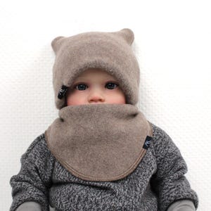 100% Merino Wool Baby Scarf – Warm, Breathable Neckwarmer (Unisex)
