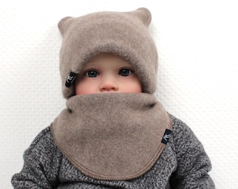 100% Merino Wool Baby Scarf – Warm, Breathable Neckwarmer (Unisex)