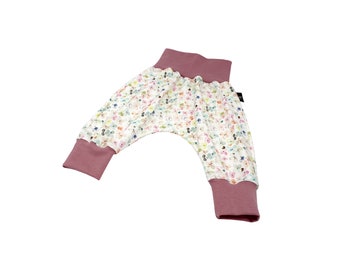 Flor Multicolor - Pantalones holgados bebé niña, Bloomers Pantalones Bebé Pantalones Bebé Niño Niño Niña tallas 56 - 116
