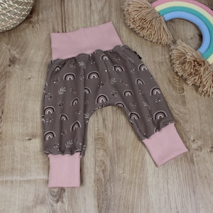 Pumphose Babyhose Hose Baby Kind Mädchen, Baggy Pants für Kleinkinder, Newborn Bloomers, Säuglingshose, Hose Baumwolle Jersey Größen 56 98 Bild 1