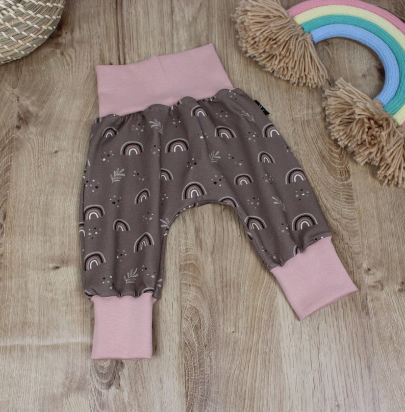 Pumphose Babyhose Hose Baby Kind Mädchen, Baggy Pants für Kleinkinder, Newborn Bloomers, Säuglingshose, Hose Baumwolle Jersey Größen 56 98 Bild 1