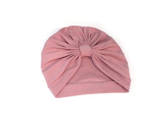 Turban bébé rose, Maman et moi turban rose, Choisissez la couleur de votre chapeau Turban, Turban nouveau-né marron, Bandeaux Turban, Bébé Turban Mutze