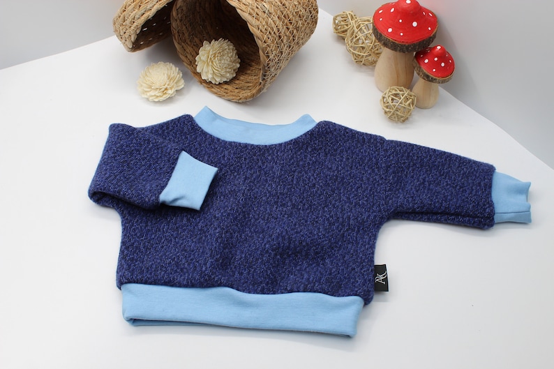 Super Weicher Merino Wolle Pullover für Kinder Bio Merino Wolle Pullover, Unisex Kleinkind Sweatshirts Nachhaltige Kleidung Geschenke für Babys Bild 3