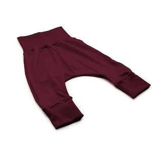 Anna Karinna Kids Bordeaux Bamboo Baggy pants, Organic children&#39;s pants, Bamboo Baggy baby pants, Jeans Bamboo baby pants Baby Girl, Boy
