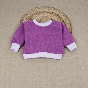 Soft Merino Wool Sweaters for Kids, Pink Organic Merino Wool Pullover, Toddler Sweatshirts - Sustainable Clothing Gifts for Babies