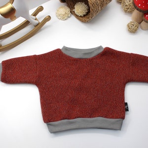 Super Weicher Merino Wolle Pullover für Kinder Bio Merino Wolle Pullover, Unisex Kleinkind Sweatshirts Nachhaltige Kleidung Geschenke für Babys Bild 5