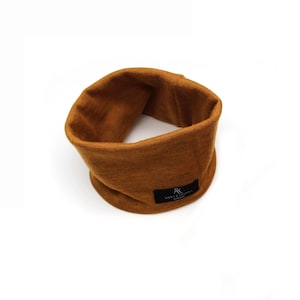 Ocher Winter baby and kids scarf, Organic Merino Wool Neck Gaiter, Neck Warmer Ski Mask, Sustainable Gifts/Knit Accessories – Denim blue
