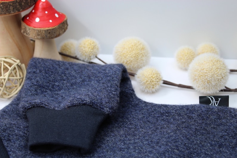 Super Weicher Merino Wolle Pullover für Kinder Bio Merino Wolle Pullover, Unisex Kleinkind Sweatshirts Nachhaltige Kleidung Geschenke für Babys Bild 8