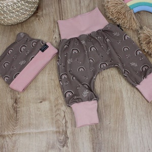 Pumphose Babyhose Hose Baby Kind Mädchen, Baggy Pants für Kleinkinder, Newborn Bloomers, Säuglingshose, Hose Baumwolle Jersey Größen 56 98 Bild 4