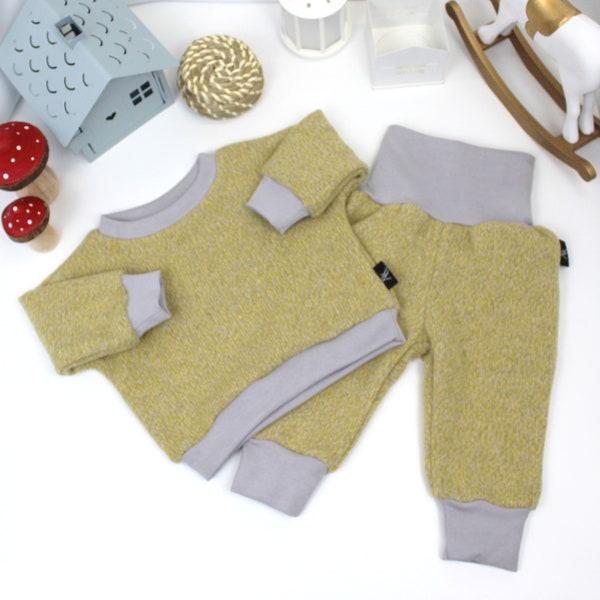 Super Soft Merino Wool Sweater and Pants Set for Kids - Organic Merino Wool Pants, Unisex Toddler Sweatshirts - Limited stock edition.