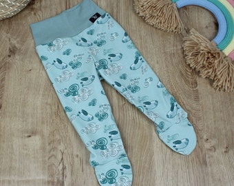 Newborn footed leggings, Baby-footed pants, Newborn Leggings Cotton, Infant footie, Baumwolle Kinder Hose, Footed Infant Trousers