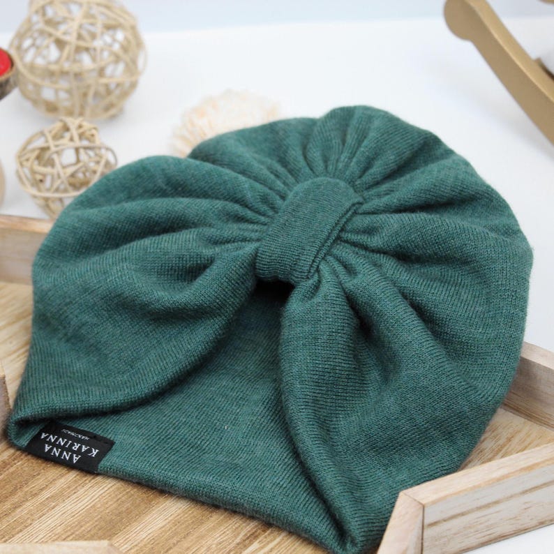Merinoullsturban för baby – Mjuk, andningsbar huvudbonad (unisex, OEKO-Tex) Vinteraccessoarer för barn bild 9