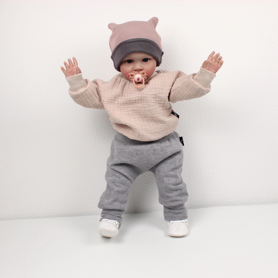 Nature Baby Merino Drawstring Pants - Stormy