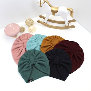 Merinoullsturban för baby – Mjuk, andningsbar huvudbonad (unisex, OEKO-Tex) Vinteraccessoarer för barn bild 8