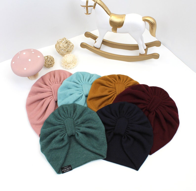 Merinoullsturban för baby – Mjuk, andningsbar huvudbonad (unisex, OEKO-Tex) Vinteraccessoarer för barn bild 8