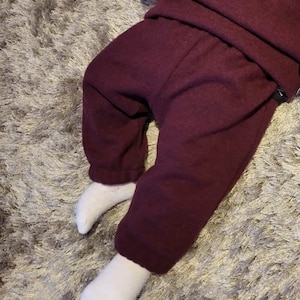Organic Merino Wool Baby Pants (Size 68/74) – Soft, Breathable & Thermoregulating | Unisex Toddler Trousers