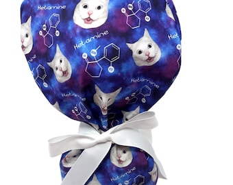 Ketamine Ponytail Surgical Scrub Cap
