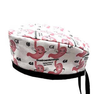 Gastroenterology Lined Surgical Scrub Cap for Men and Women