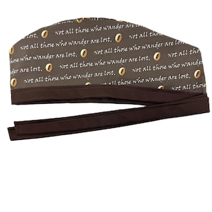 LOTR Wanderers Lined Surgical Scrub Cap for Men and Women