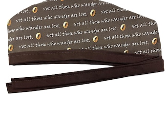 Gorro quirúrgico forrado de LOTR Wanderers para hombre y mujer.