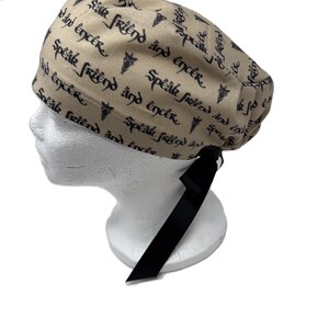 LOTR Speak Friend & Enter Euro Style surgical scrub cap