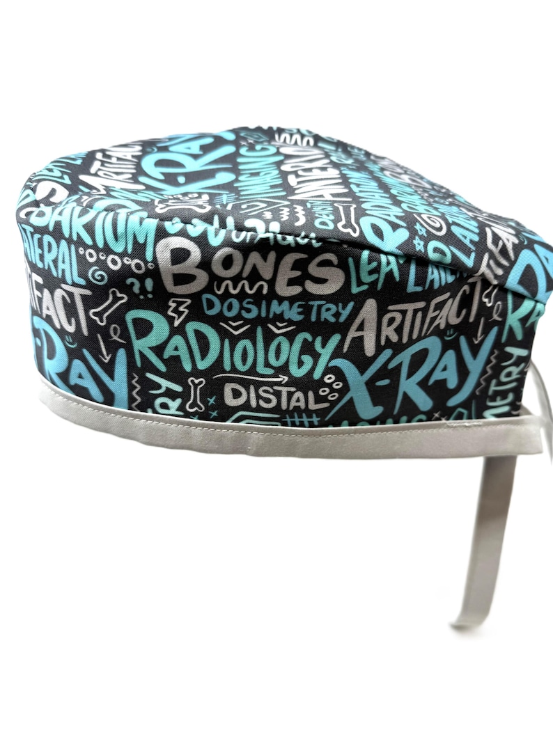 Cap Designs Radiology Radiology Chatter Lined Surgical Scrub Cap for Men and Women - Etsy