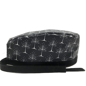 Tree of Gondor Lined Surgical Scrub Cap for Men and Women