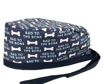 Bad to the Bone Gefütterte chirurgische Haube für Männer und Frauen
